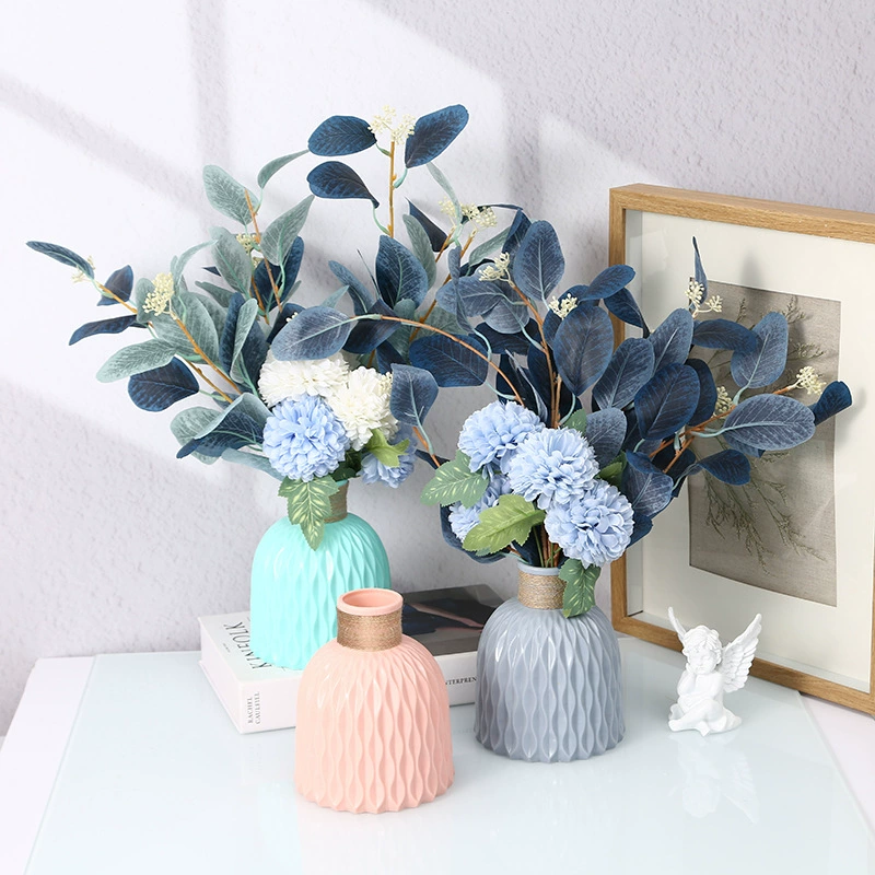 Северная Европа ins Пластиковая ваза с водяной рябью Геометрическая ваза пластиковая цветочная вкладка для гостиной