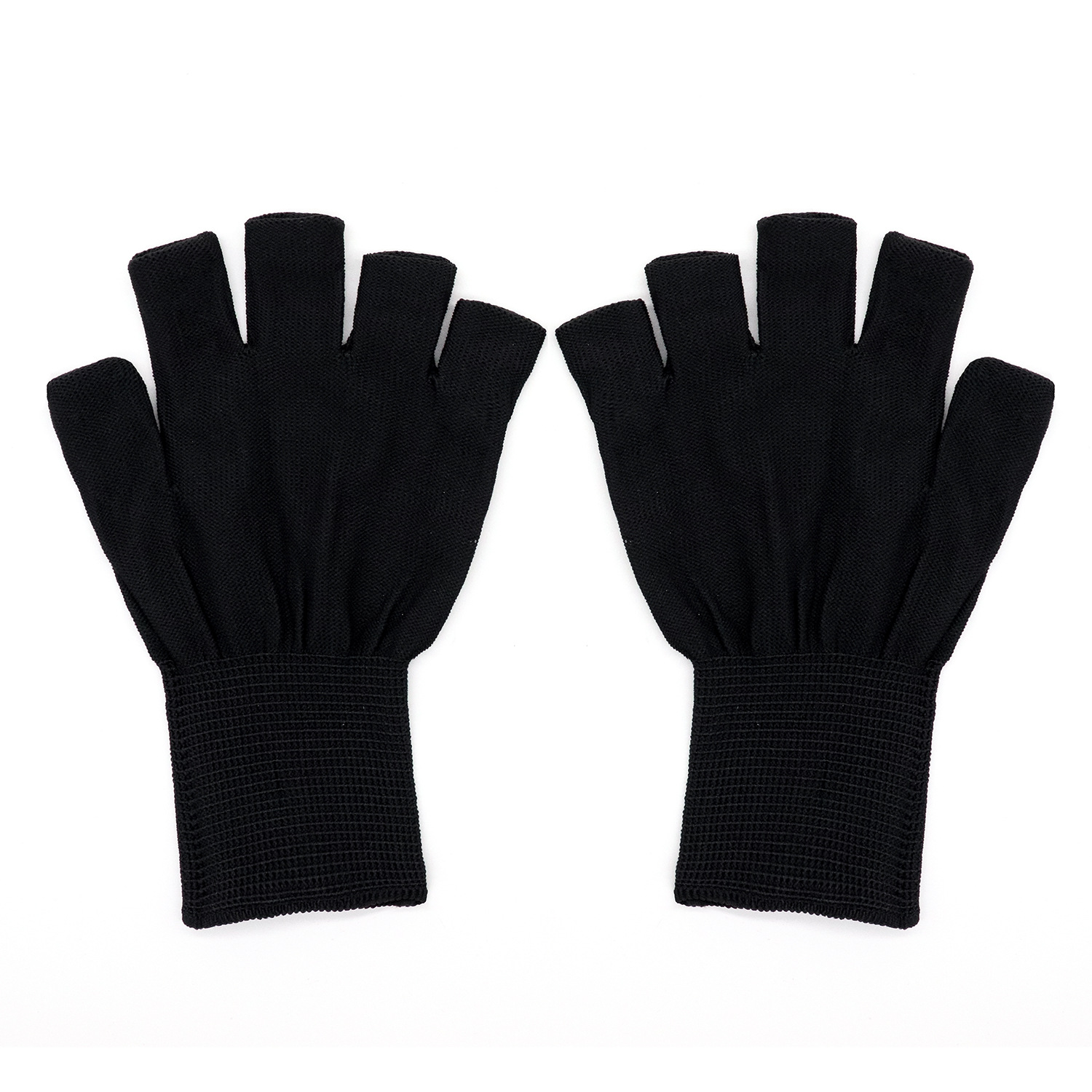 Guantes de uñas negro a prueba de negro al por mayor corto UV salón de uñas lámpara de hornear herramientas especiales de protección de uñas