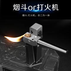 2023 New Zhongbang Cigarette Lighter Inflator with Open Flame, Foldable Multi-purpose Lighter for Factory Wholesale Cross-border