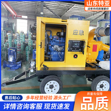 大流量无堵塞泵车柴油抽水泵自吸抗旱应急排污移动灌溉防汛泵车