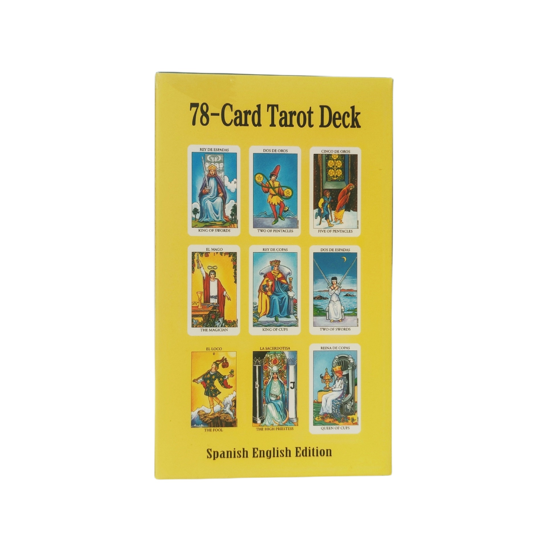 Bilingual Spanish-english Tarot Deck With Instructions Party Game_voghion.com