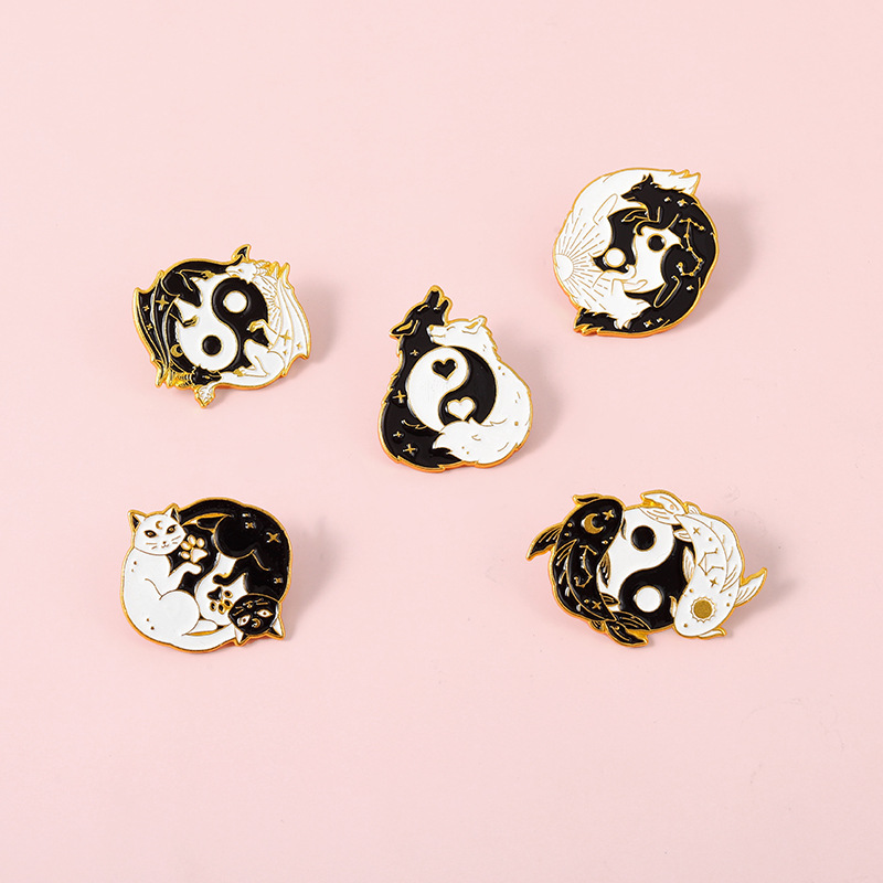 Alloy Material Fashion Pin Gossip Animal Alloy Plating Unisex Brooches