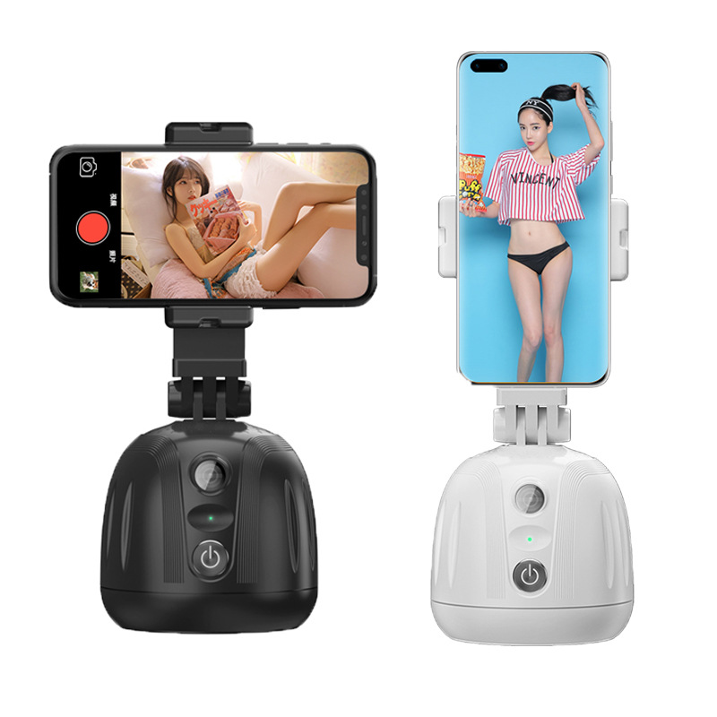 跨境360AI智能跟拍雲台機器人臉識別免APP全平台直播視頻攝影支架