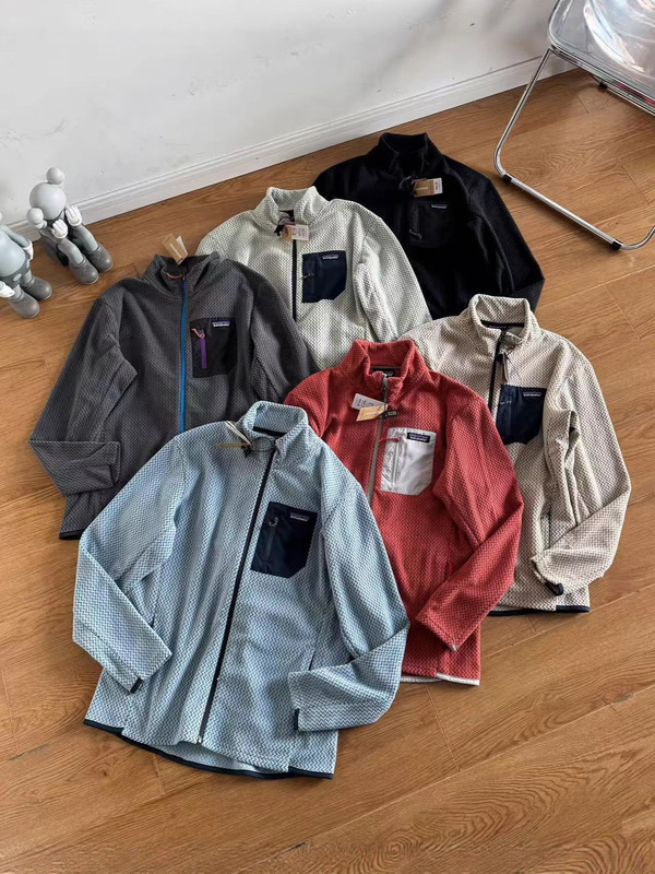 Bajia Outdoor Unisex Air Fleece R1 Warm Stand Collar Full Zip Fleece Jacket 40275