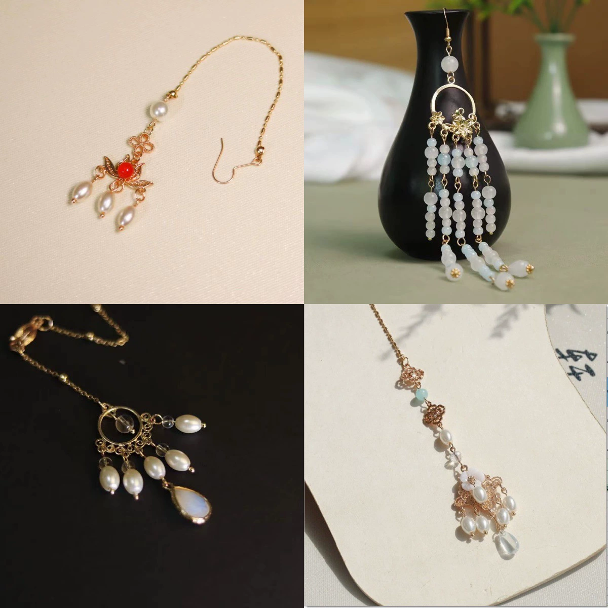 Винтажный головной убор с кисточками, цепочка для бровей, аксессуар для волос, универсальный Hanfu Cheongsam, украшение на лоб, кулон, этнический аксессуар, древний стиль, супер фея