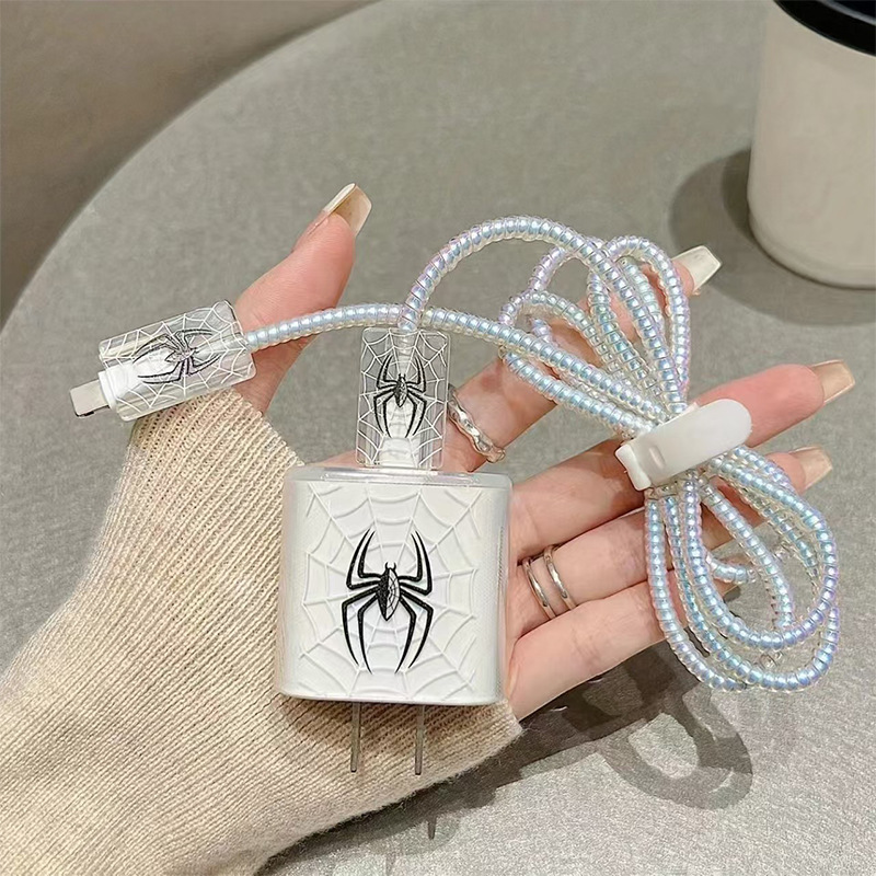 Aplicable a Apple 14 Cable Cover iPhone 13 Cargador Head 12 Promax Winding Cable Cover iPad image 2