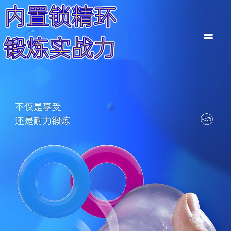 Transparent Half-Body TPE Masturbator with Super Tight Inverted Mold Texture — detail image 5