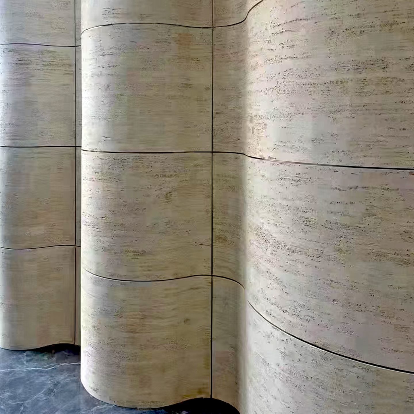 Piedra de agujero de piedra blanda placa de porcelana blanda placa de acabado de piedra flexible placa de fondo de pared de placa de pared exterior azulejos