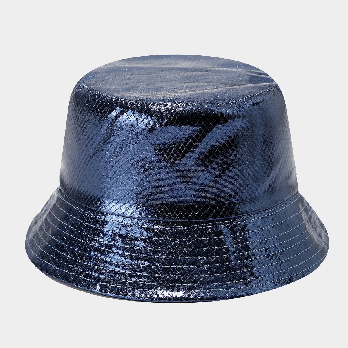 Europa y América nuevo oro y plata de dos colores sombrero de pescador personalidad femenina de la calle de doble cara sombrero de lavabo de ocio al aire libre sombrero plegable image 15