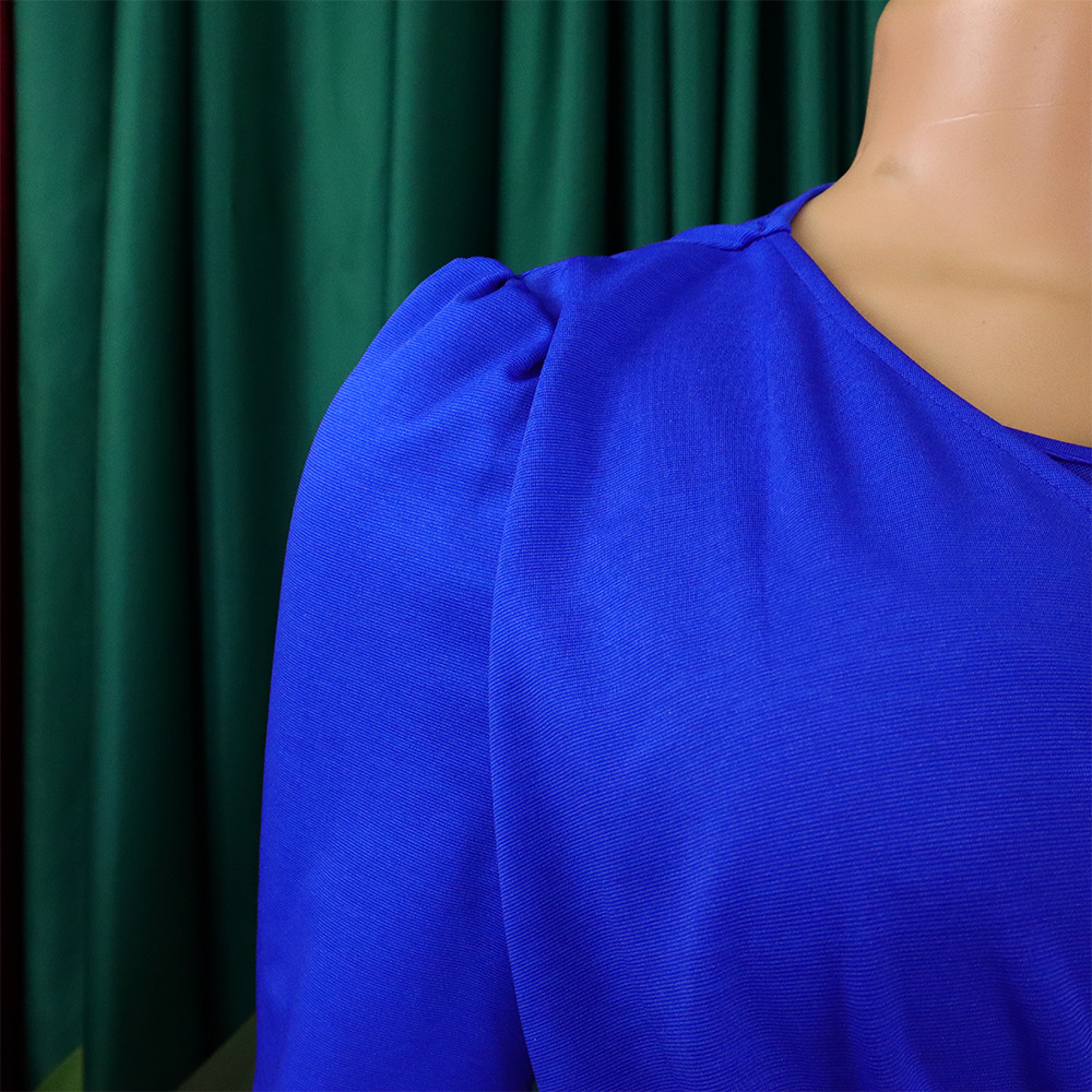 Damen Abendkleid Mit Langarm Und Mesh-einsatz Elegantes Festkleid_voghion.com