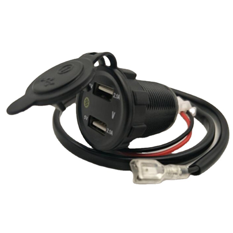 智能寻车定位跟踪车充车载双usb电压检测GPS蓝牙定位停车场找车仪