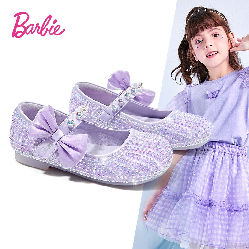 2024 новые девушки модные красивые кроссовки принцессы хрустальные туфли весной и осенью