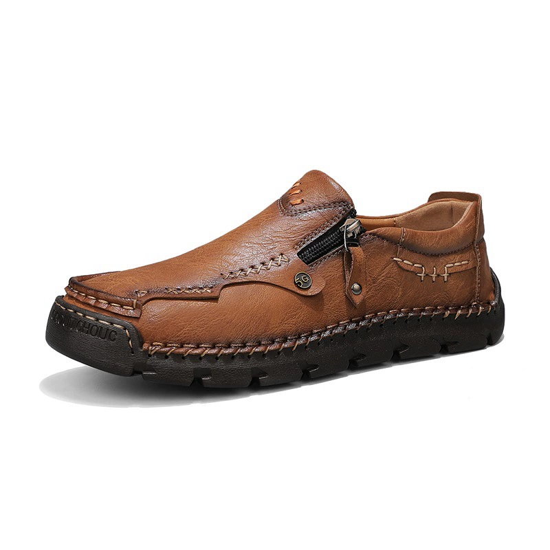 Shoes for leather shoes, low non-slip footwear for leisure, soft sole