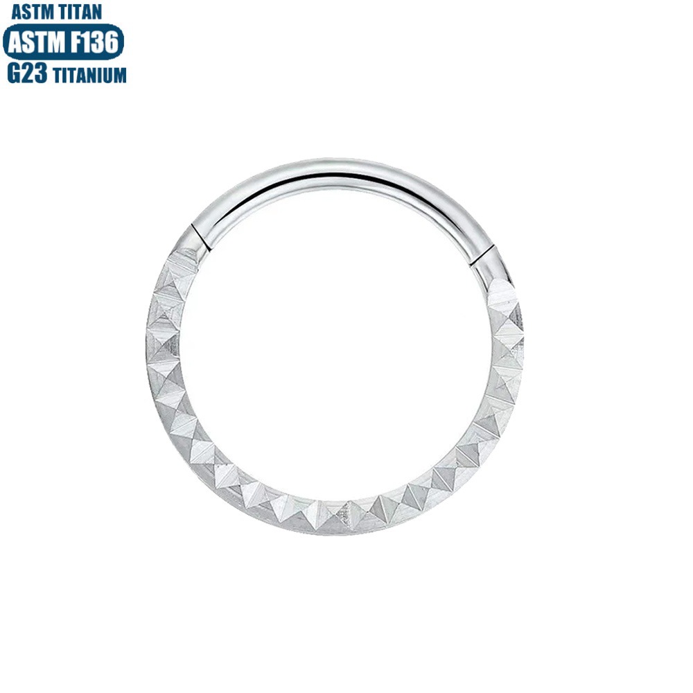 Pointed titanium steel lip stud product view