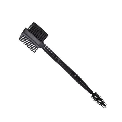 Double-Ended Eyebrow Brush, Eyelash Curling Eyebrow Comb, Beauty Double-Ended Eyebrow Comb, Spiral Brush, Eyelash Comb, Dual-Purpose Makeup Tool