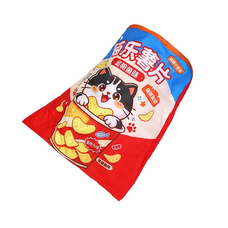 고양이 터널 장난감 바스락 소리 포켓 숨바꼭질 놀이 참치맛 닭고기치즈맛