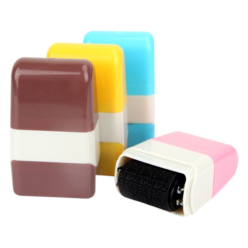 Sello confidencial rodillo código aleatorio superficie expresa código único pluma dirección privacidad Información Personal escudo antifugas