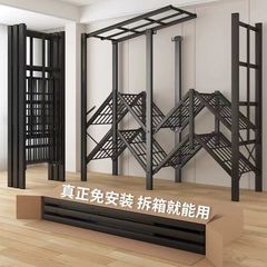 免安装折叠衣柜折叠家用卧室简易结实加粗耐用钢架出租房衣橱收纳