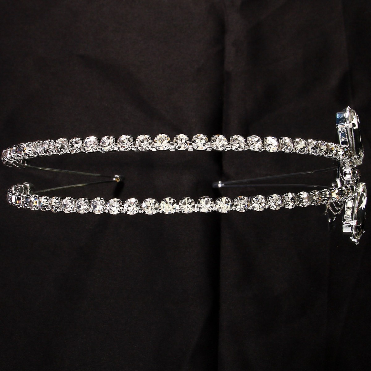 Moda europea y americana de doble arco de cabello de alta calidad diamante princesa cabello de cabello de mujer diaria para llevar al cabo