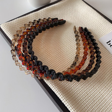 简约碎发整理发卡发箍网红带齿防滑波浪刘海夹子神器头箍百搭头饰