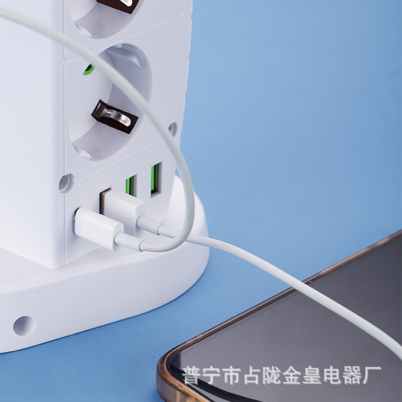 Fabricante doméstico USB TYPE-C teléfono móvil cargador estándar europeo enchufe de conector estándar europeo