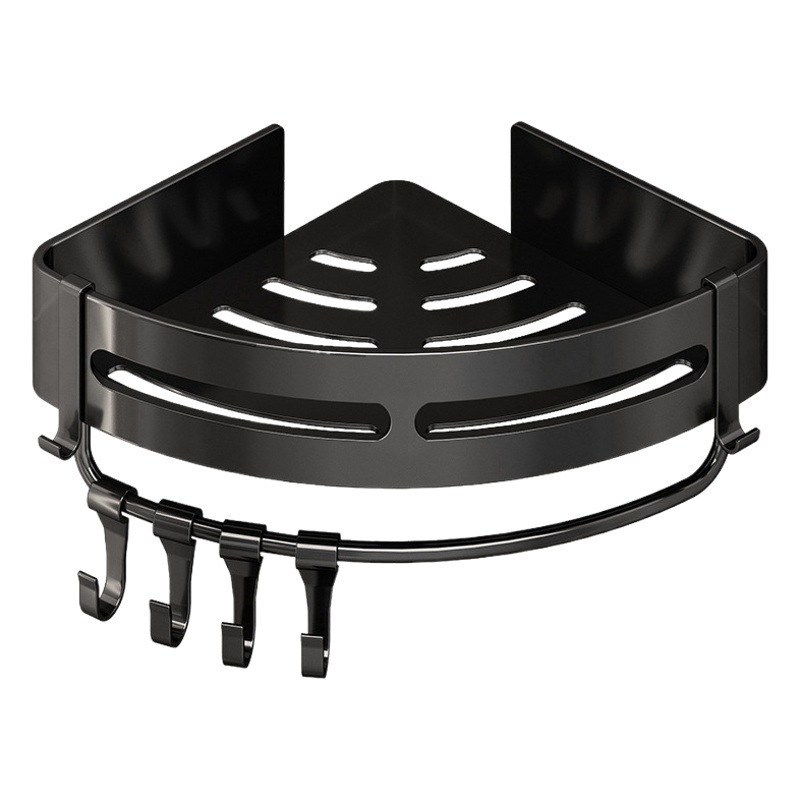 Baño trípode almacenamiento rack ponche-libre baño cocina esquina almacenamiento rack pared creativo colgante