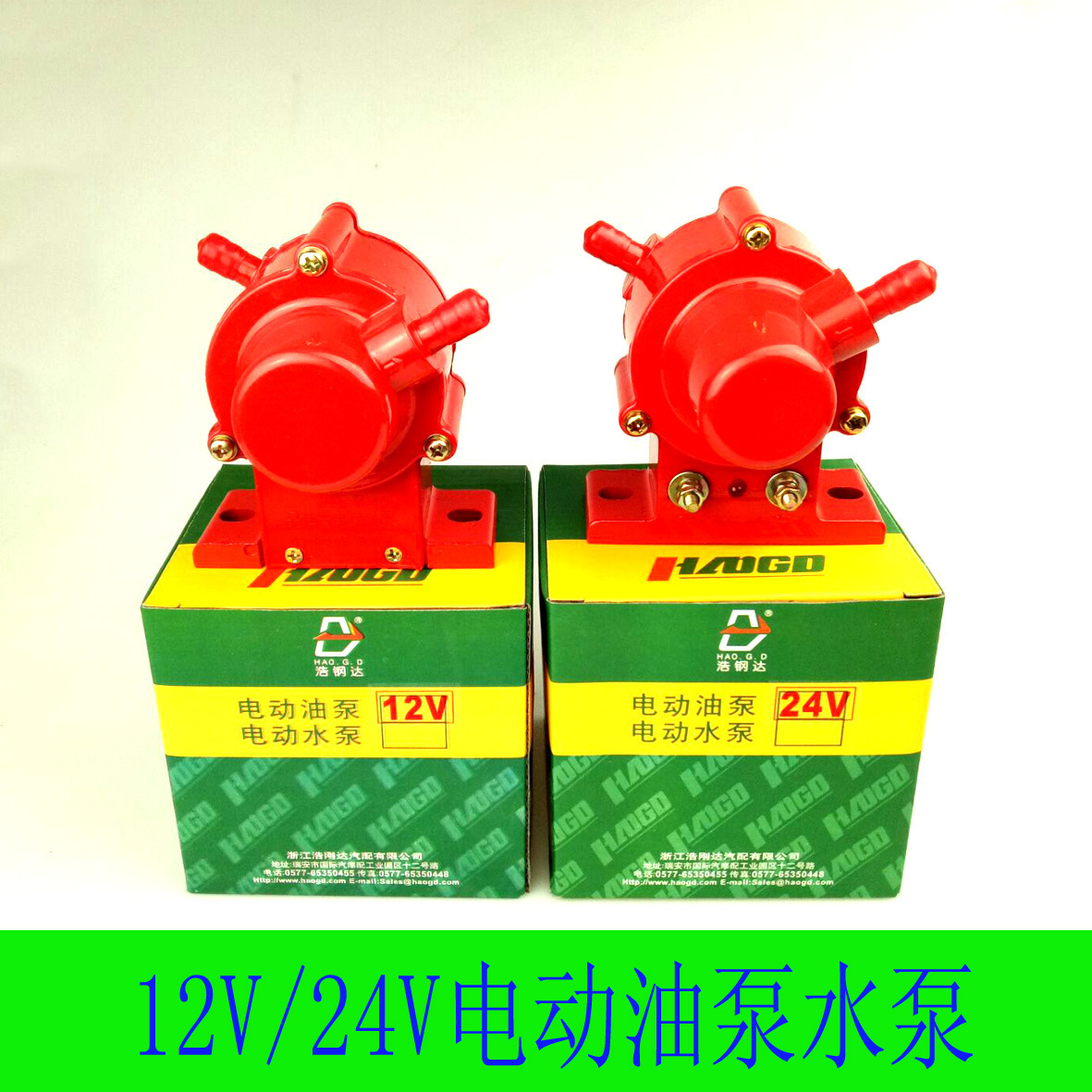 12V 24V汽车晶体管电动柴油泵水泵高压汽油泵抽水泵垒德株