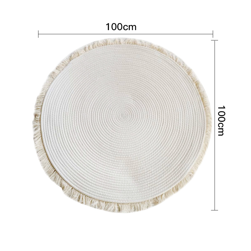 Alfombra redonda de estilo moderno para la entrada y la sala de estar, alfombra ovalada simple y ecológica antideslizante, alfombra para estudio fotográfico.