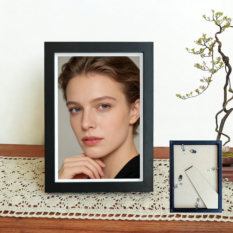 Foreign Trade Cross-Border Mdf Photo Frame Amazon Black Frame A5 Simple Wooden Picture Frame Table Hanging Wall Mounting Frame Wholesale Foreign Trade Cross-Border Mdf Photo Frame Amazon Black Frame A5 Simple Wooden Picture Frame Table Hanging Wall Mounting Frame Wholesale