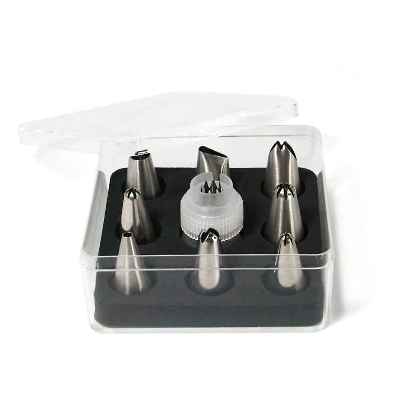 无 Sewing Small Boxed Decorating Tip Cookies and Cream Cake Baking Set