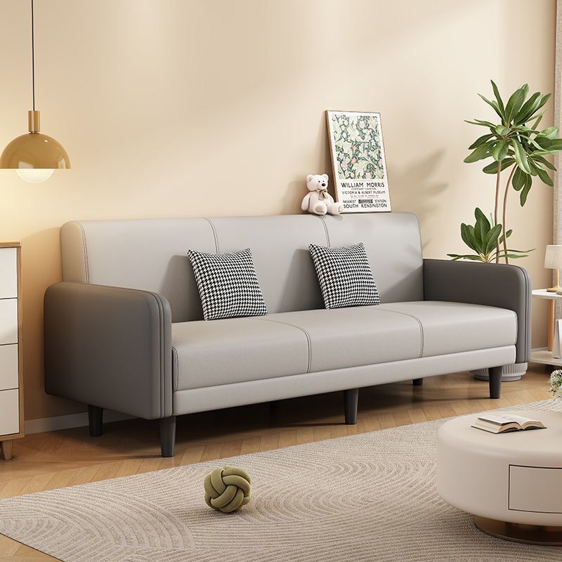 Fabric Sofa Small Apartment Foldable Multifunctional Living Room Rental Apartment Sofa Bed Dual-Use Single and Double Sofa