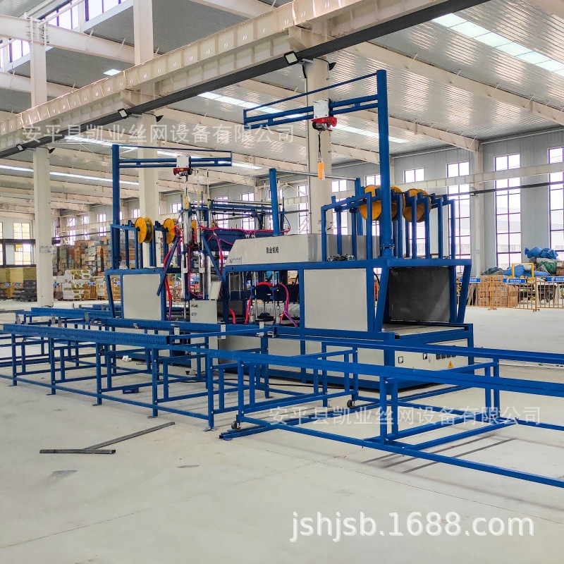 凯业 全自动插丝机 舒乐板自动生产线 泡沫板斜插组焊机