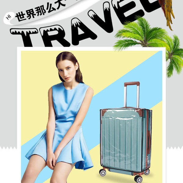 Transparent suitcase