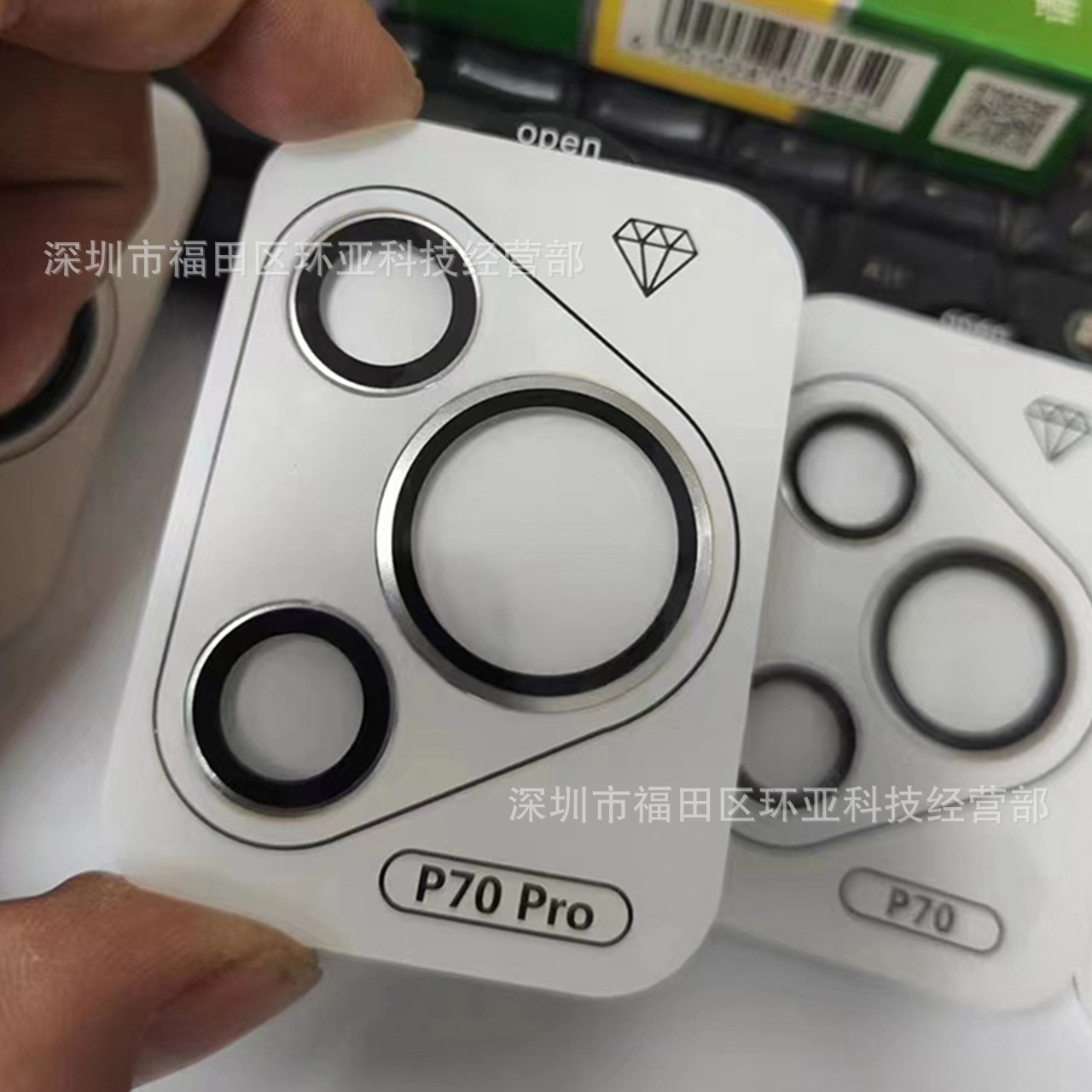 Silver alloy eagle glasses head film-bare chip