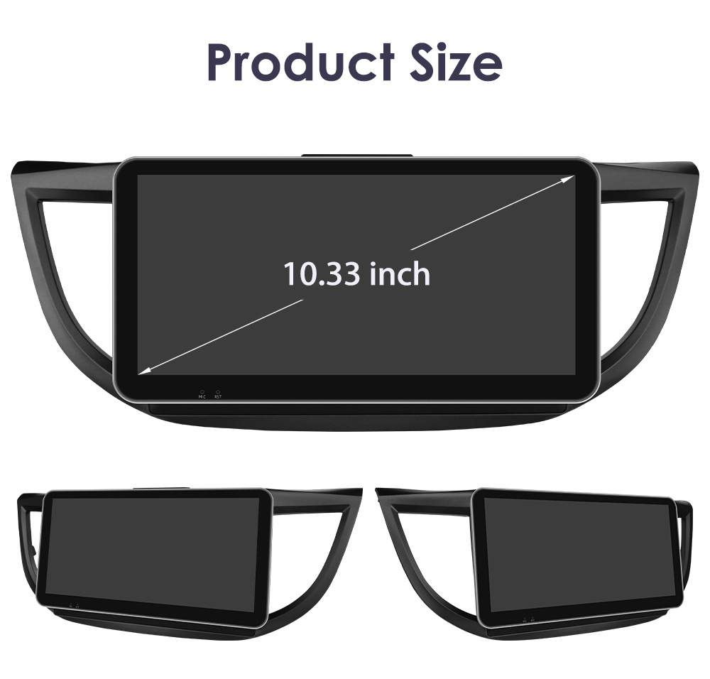 10.33 inch Android navigator GPS is suitable for 12-16 Honda CRV car MP5 player all-in-one machine