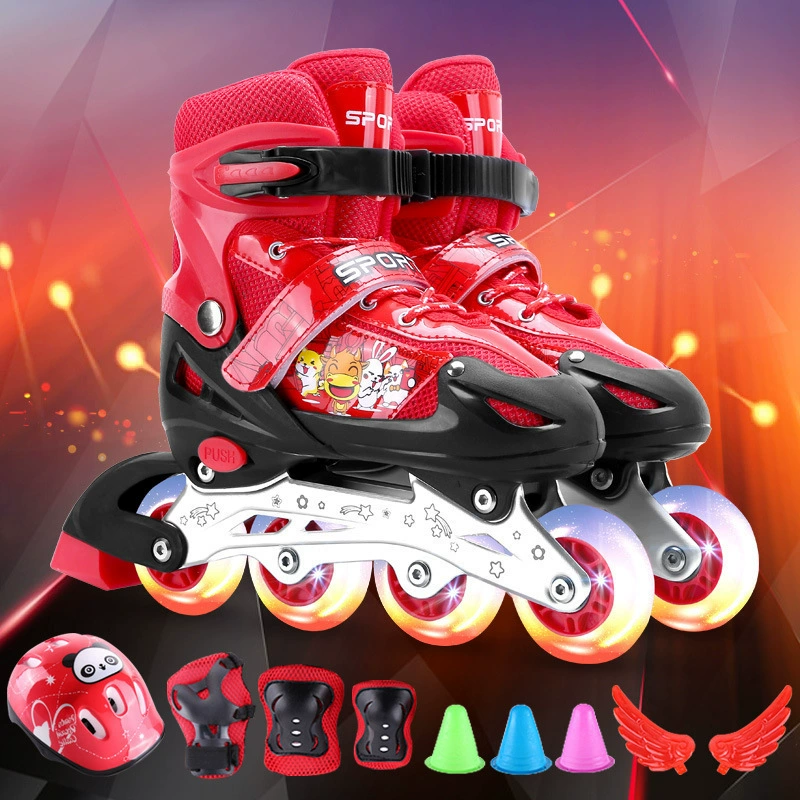 Children's set for beginners for street skating, roller skates for boys, full set, 10 years
