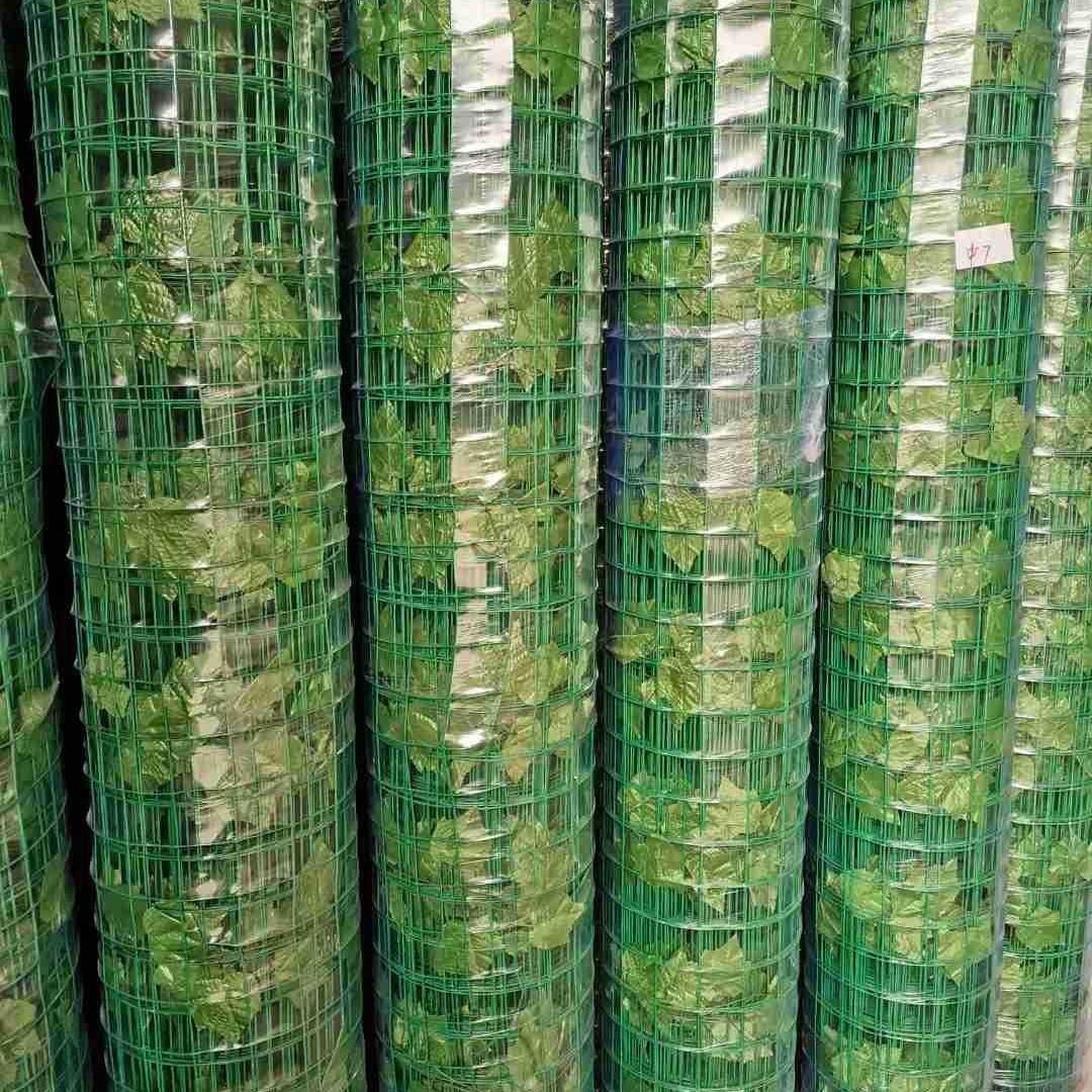绿叶网矿山覆盖网铁丝绿叶遮阳网矿山防拍绿化网8-16叶防真绿叶网