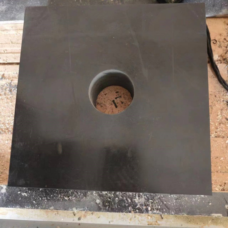 180*180*50橡胶垫块 弹性打孔橡胶垫 200*200*20橡胶挡块 橡胶板