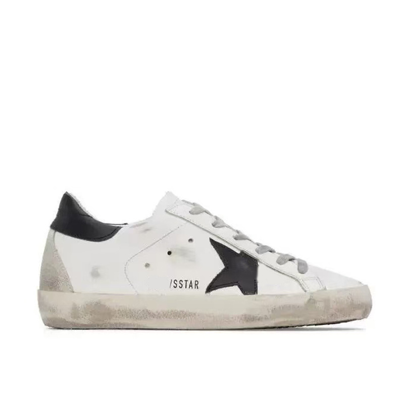 Coreano 2026 cuero hecho viejos zapatos sucios pareja zapatos de estrellas sucios zapatos casuales de moda de skate zapatos blancos pequeños