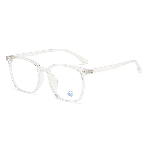 New Xiaohongshu same style anti-blue light flat mirror retro square frame glasses frame fashionable finished myopia glasses