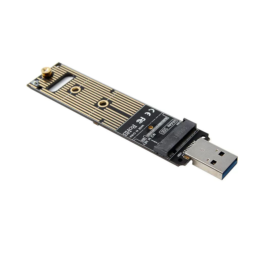nvme m.2转usb3.1 Type-A m2转usb3.1直插硬盘盒 转接
