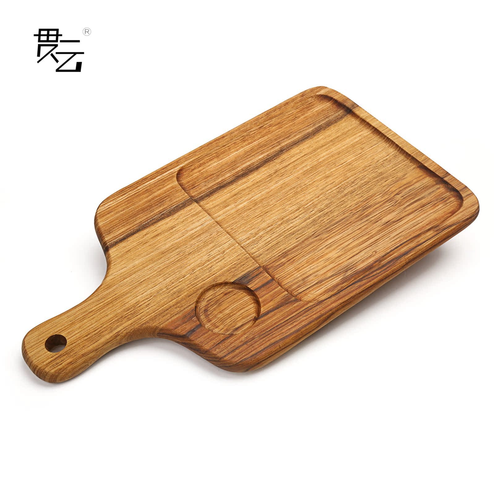 Placa cuadrada de madera maciza de estilo japonés creativo Placa de pastel de fruta de Acacia Placa de bandeja de madera de registro