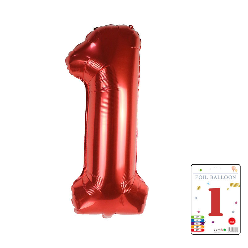 Globo digital de 32 pulgadas, embalaje de tarjeta de papel independiente, versión estadounidense, película de aluminio delgada, embalaje fino, papel de aluminio, globo de cumpleaños