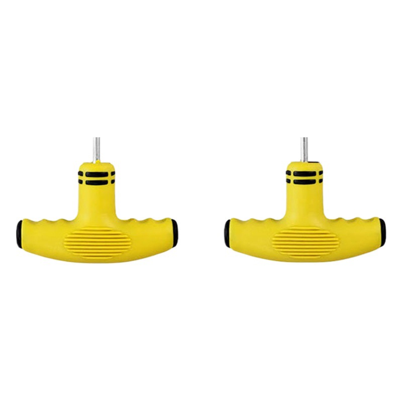 Herramienta de reparación de neumáticos de coche doble mango de color reparación de neumáticos de emergencia neumático de vacío mango amarillo herramienta de reparación de neumáticos