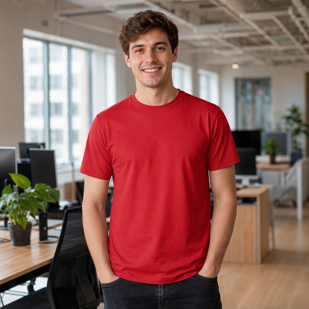 cotton short sleeve T-shirt