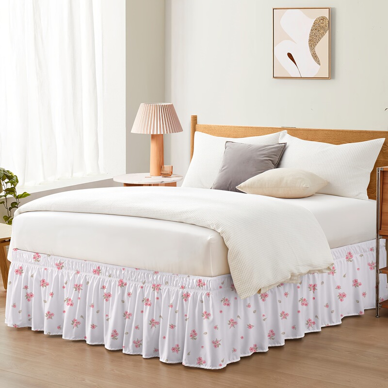 Foreign Trade Elastic Band Non-Slip Bed Skirt Elastic Built-In Bed Surround Bed Ruffl Cross-Border Amazon Team Supply