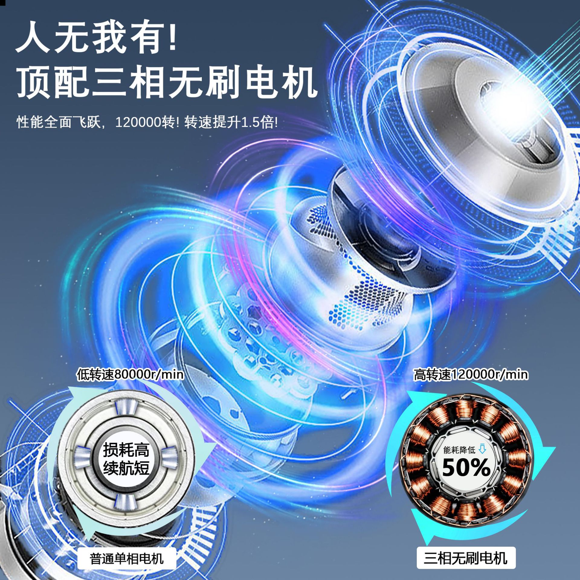 Mini small handheld fan keyboard dust blower car vacuum cleaner wireless high power brushless violent fan