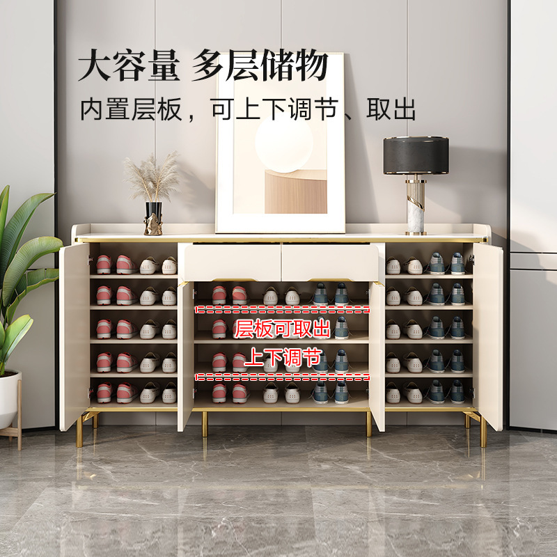 轻奢鞋柜家用门口现代简约客厅玄关柜一体入户隔断储物柜门厅鞋柜|undefined