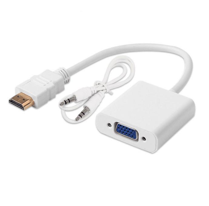 捷森hdmi変換vga変換ケーブルhdmi to vga変換器無酸素銅線芯1080p|undefined