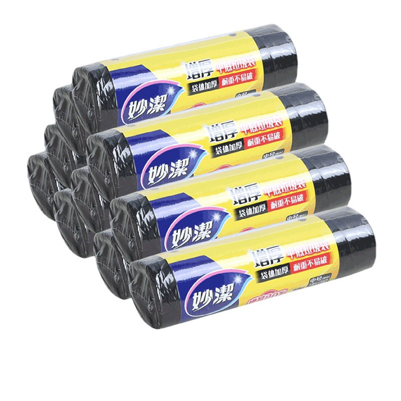 Майке Big black hygienic disposable garbage bag for home use, increased thickness